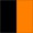 Schwarz-Neonorange